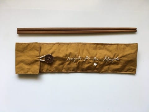 Use Me Works-Ochre Minimalist Travel Sleeve