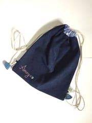 UMW - Denim Drawstring Backpack