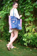 Use Me Works-Upcycled Denim Tote