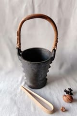 Terracotta by sachii-Longpi Black Pottery Ice Bucket Small