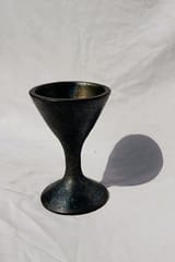 Terracotta by Sachii 'Sherry' Longpi Black Pottery Wine Glass