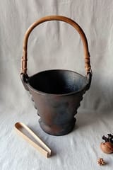 Terracotta by Sachii Longpi Black Pottery Ice Bucket Large
