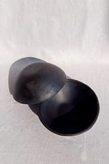 Terracotta by Sachii Longpi Black Pottery Soup/Salad Bowl