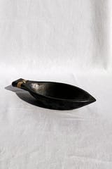 Terracotta by Sachii "Longpi Black Pottery 'Matsya' Serving Bowls Set of 2"