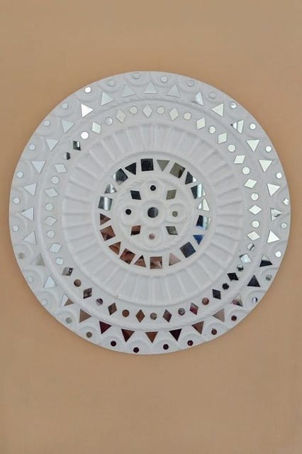 Terracotta by Sachii Kutch Lippan Mud Work Wall Plate
