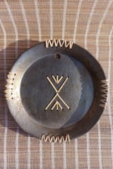 Terracotta by Sachii Longpi Black Pottery Wall Plate Round