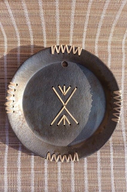 Terracotta by Sachii Longpi Black Pottery Wall Plate Round