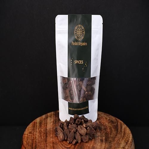Pushti Organic-Badi Elaichi / Black Cardamom
