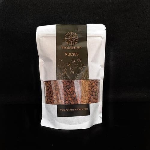 Pushti Organic-Kala Chana / Black Chick Peas - Organically Grown