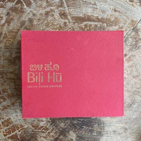 Bili Hu Indian Single Estate Coffee Sachet Box