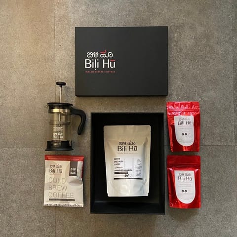 Bili Hu French Press Brewing Hamper - A Perfect Gift for the Coffee Connoisseur