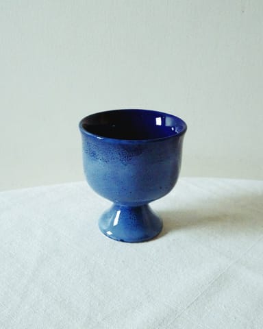 Vata Living-Stoneware Indigo Dessert Cups
