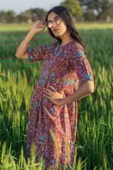 Sootisyahi 'Redley' Azofree Handblock Printed Pure Cotton Dress