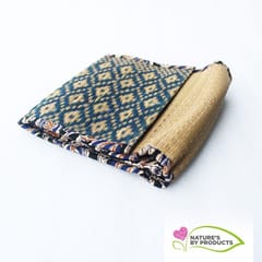 Craftlipi-Sling Bag (Madur) : Made of Natural Straw and Pure Cotton Fabric