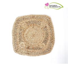 Craftlipi-Handwoven Square Jute Table Mat