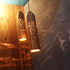 Craftlipi-Straw 2 Terracotta Ceiling Light