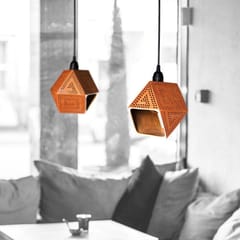 Craftlipi-D'Mond 1 Terracotta Hanging Lamp