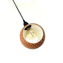 Craftlipi-"GLO XL 2Slice" Terracotta Pendant Light