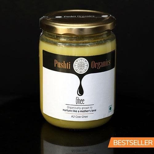 Pushti Organic-A2 Bilona Ghee - By Pushti Organics