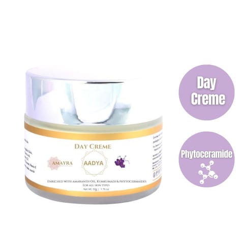Amayra Naturals Aadya :Hydrate & Protect Anti Aging & Pollution Defence Day Creme 50g