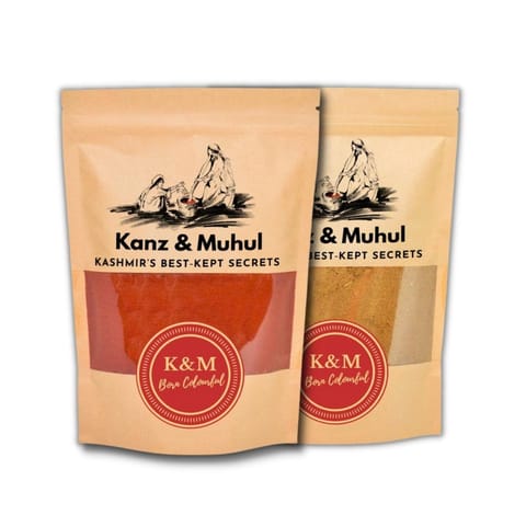 Kanz & Muhul - Kashmiri Red Chilli Powder & Garam Masala Collection
