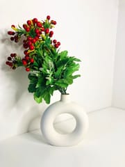 Country Clay-Donut Vase (Small) Made of Ceramic by Country Clay