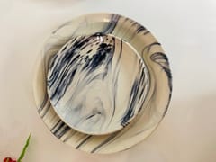 Country Clay-Dinner Set (18 pcs, Marble)
- 6 Full Plate
- 6 Quarter Plate
- 6 Cereal Bowls Made of Ceramic by Country Clay