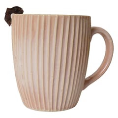 Country Clay-Coffee Mug (Tree Trunk, Baby Pink) Made of Ceramic by Country Clay