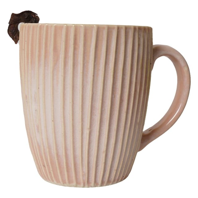 Country Clay-Coffee Mug (Tree Trunk, Baby Pink) Made of Ceramic by Country Clay