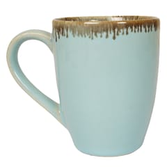 Country Clay-Coffee Mug (Droplet, Turquoise) Made of Ceramic by Country Clay
