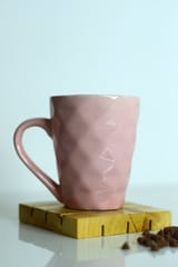 Country Clay-Coffee Mug (Diamond, Pink) Made of Ceramic by Country Clay