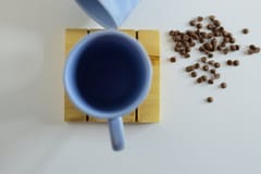 Country Clay-Coffee Mug (Diamond, Blue) Made of Ceramic by Country Clay