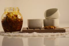 Country Clay-Chutney Bowl (White) - Set of 3 Made of Ceramic by Country Clay