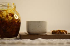Country Clay-Chutney Bowl (White) Made of Ceramic by Country Clay
