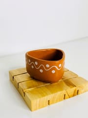 Country Clay-Chutney Bowl (Teracotta) Made of Ceramic by Country Clay