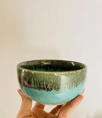 Country Clay-Cereal Bowl (Turquoise) Made of Ceramic by Country Clay