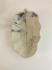 Country Clay-Banana Leaf Platter (Marble, Small) Made of Ceramic by Country Clay