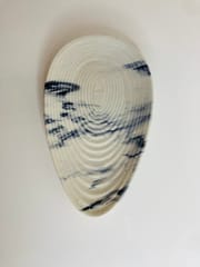 Country Clay-Almond Platter (Marble, Small) Made of Ceramic by Country Clay
