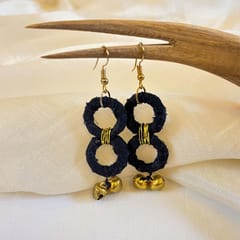 Miraaish-Ghumyo Earrings in Black