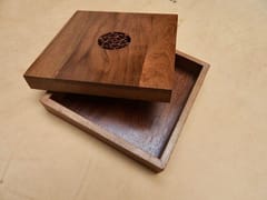The Beehive India Cutwork Comb Box - Made of Burma Teak Wood