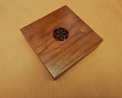 The Beehive India Cutwork Comb Box - Made of Burma Teak Wood