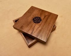 The Beehive India Cutwork Comb Box - Made of Burma Teak Wood