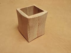 The Beehive India Pine Wood Cutlery Holder