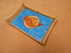 The Beehive India Pattachitra Tray  -Made of Pine Wood