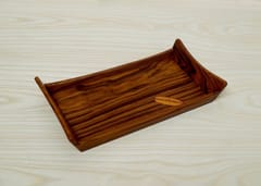 The Beehive India Small Teak Wood Leaf tray