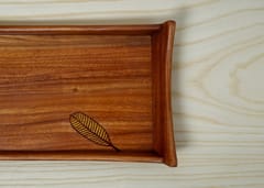 The Beehive India Small Neem Wood Leaf Tray
