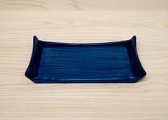 The Beehive India Small Blue Tray - Made of Russian Larch Wood