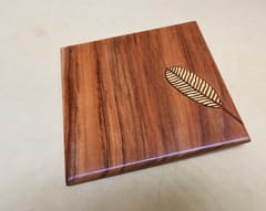 The Beehive India Leaf Trivet - Made of Teak Wood