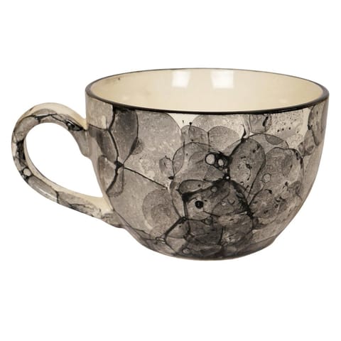 Country Clay-Soup Mug (Bubble Print, Misty Marble) Made of Ceramic by Country Clay