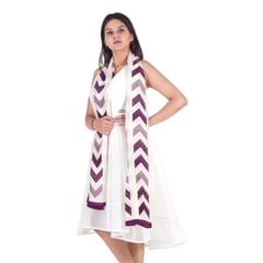 Freeque -  Purple Chevron | Scarf